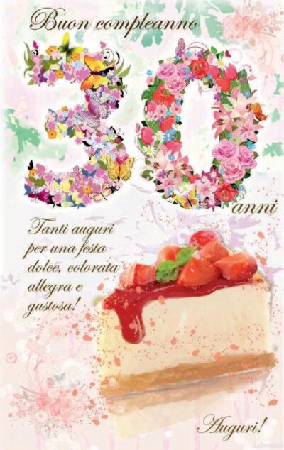 30 anni torta  - 115