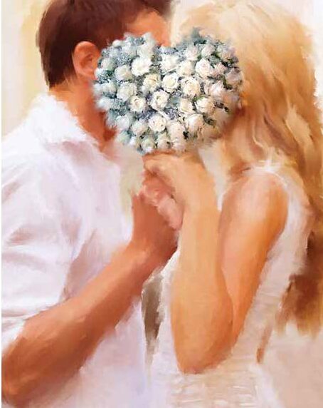 Romantico bacio nascosto  -3110