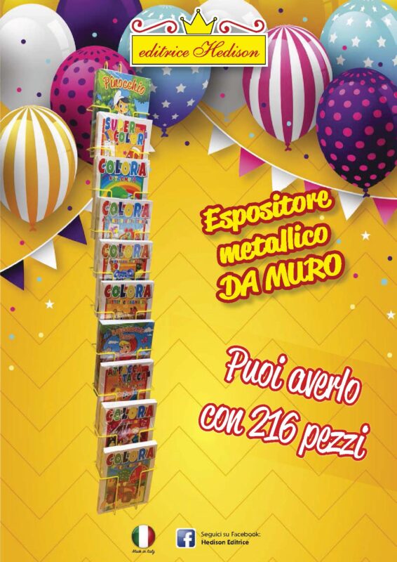 ESPOSITORE DA PARETE 10 TASCHE