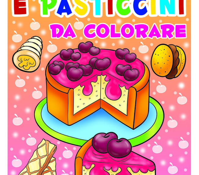 torte e pasticcini da colorare