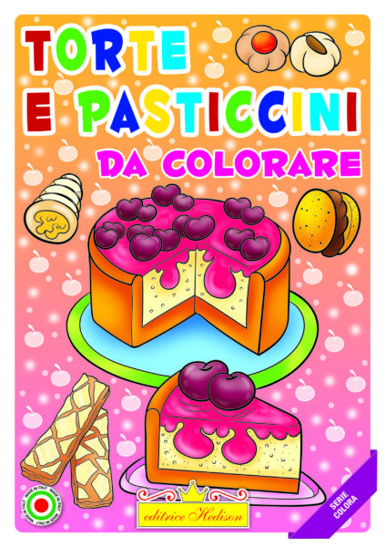 torte e pasticcini da colorare