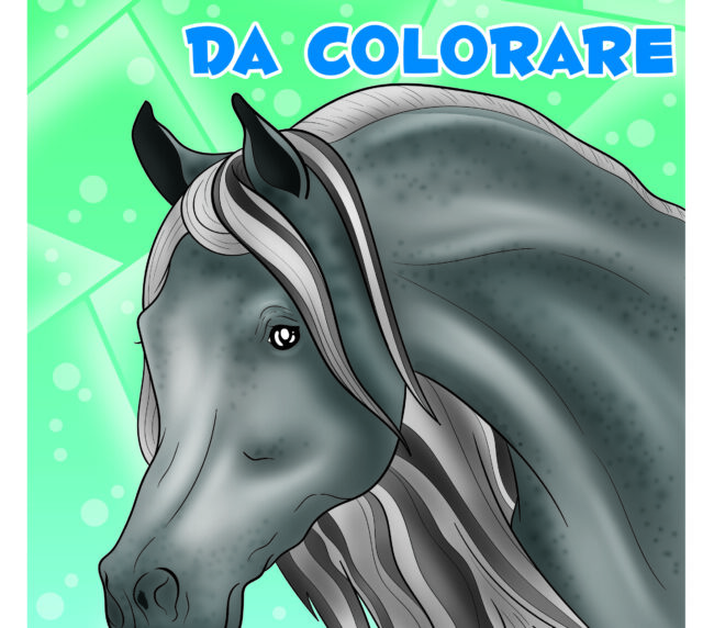 cavalli da colorare