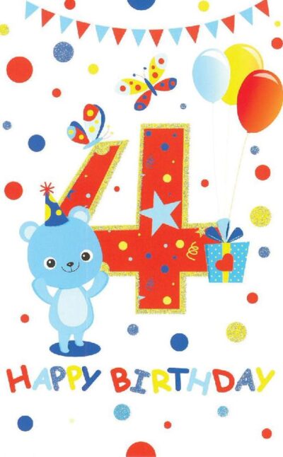 4 anni orsetto - 8001