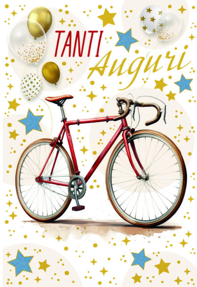 Tanti auguri bici uomo - 3333