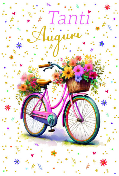 Tanti auguri bici donna - 3334