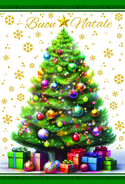 Buon Natale albero - 7030