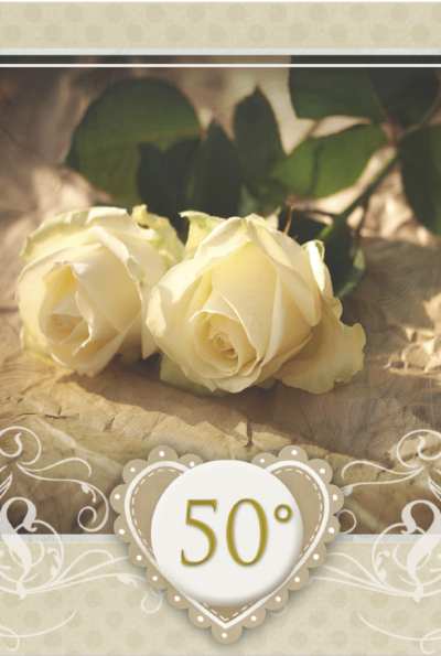 50 anniversario rose bianche - 3113