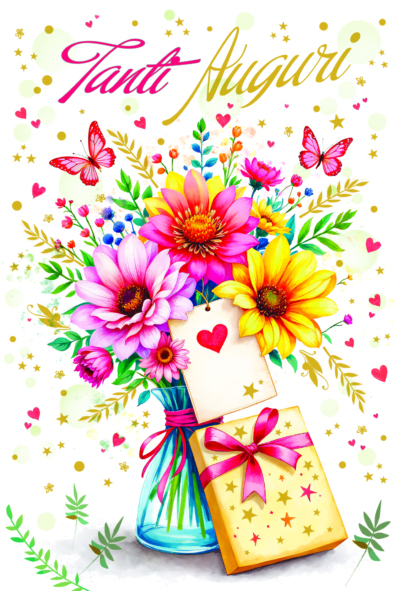 Tanti auguri fiori 3345