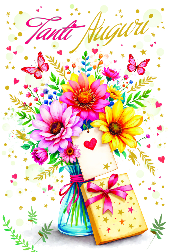Tanti auguri fiori 3345