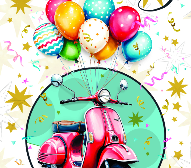 Happy birthday vespa 3351