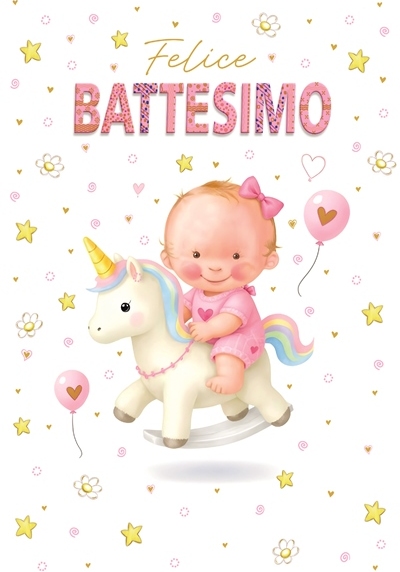Battesimo bimba unicorno - 6248