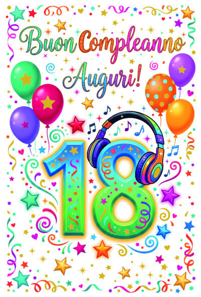 Cod. 1016 Buon Compleanno Unisex